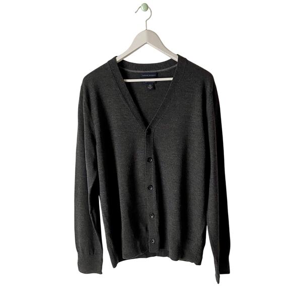 Banana Republic Gray Wool Cardigan Size Large - Picture 1 of 5